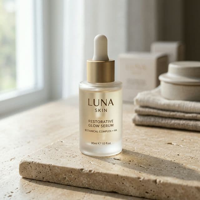 Luxury skincare prompt example