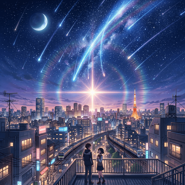 Preview of Makoto Shinkai anime style