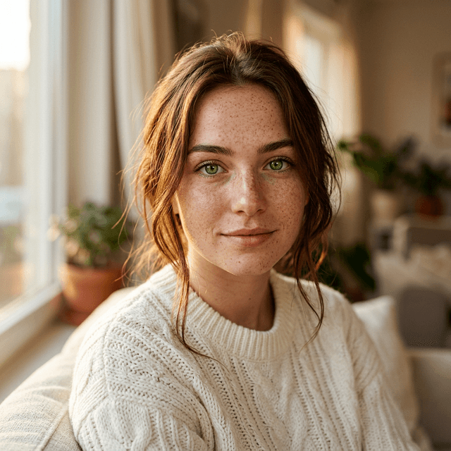 Original input image for Warm Serene Portrait